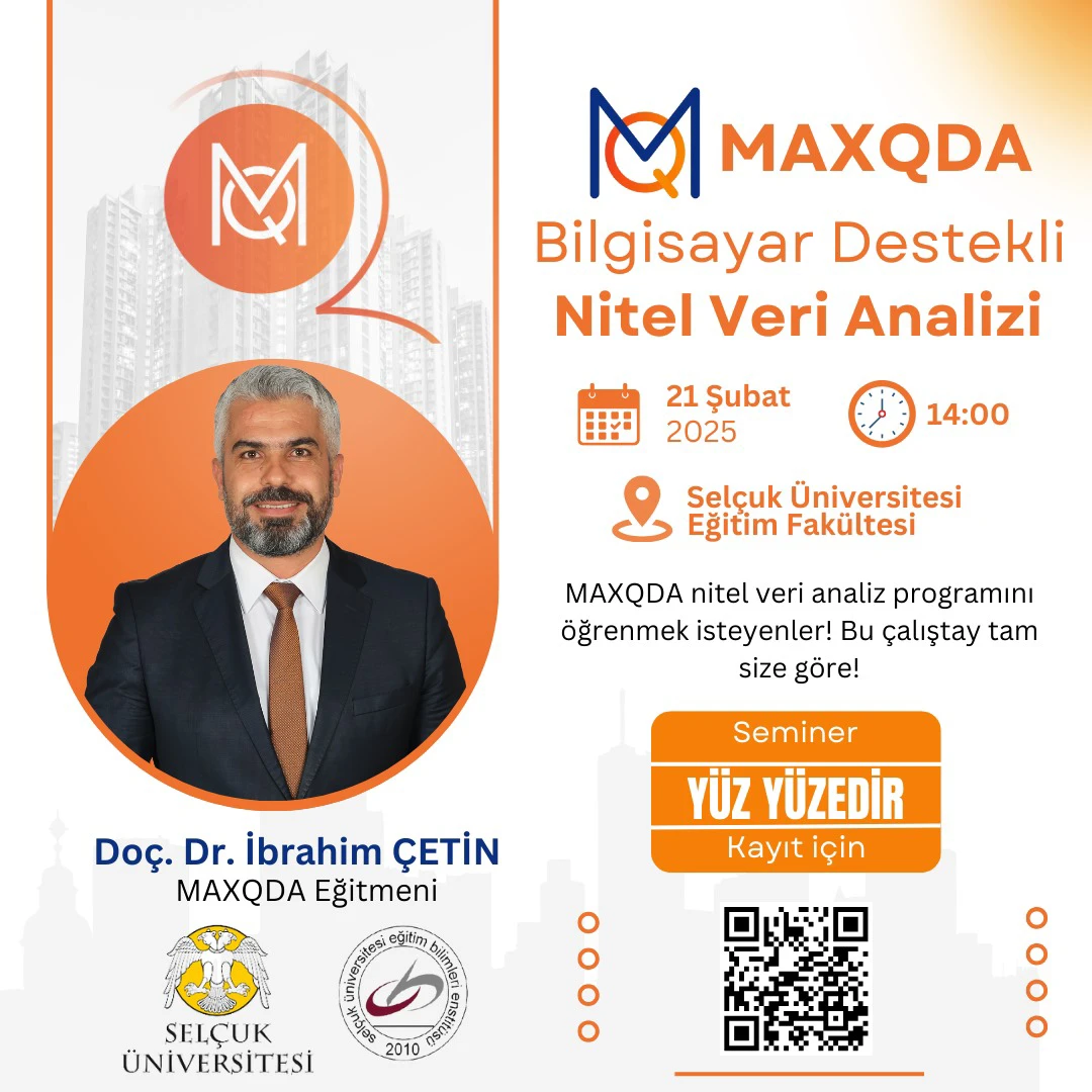 Bilgisayar Destekli MAXQDA Nitel Veri Analizi Eğitimi